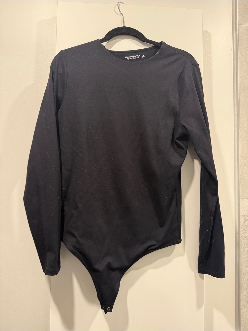 Abercrombie & Fitch Black Crew Neck Bodysuit